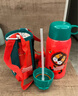 虎牌（TIGER）保温杯儿童保温杯水杯杯子双杯盖MBR-S06G-RR吸管款小狮子600ML 实拍图