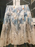 罗蒙女童马面裙汉服国风新中式儿童套装端午演出服 天青色 套装  140 实拍图