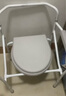 鱼跃（Yuwell）老人坐便椅坐厕椅孕妇老人洗澡椅可折叠座浴椅防滑马桶椅 H029B 实拍图