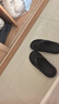 卡帝乐鳄鱼人字拖男夏季外穿夹脚凉拖鞋踩屎感沙滩凉鞋子男 1566 黑色 44-45 实拍图