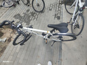 Jeep吉普公路自行车碟刹变速自行车男女学生公路车竞技代步车-RS730 RS730-公路把-皎月白-铝合金 L码（适合身高175-190cm） 21速-初学者骑行(入门款) 实拍图