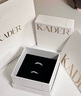 卡蒂罗（KADER）共渡爱河情侣戒指S999银对戒开口礼物送男友送女友 可刻字-S999银-共渡爱河对戒442A 实拍图
