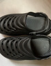 森馬洞洞鞋男士2025夏季新款外穿凉鞋男踩屎感EVA包头拖鞋厚底沙滩鞋 黑色【至臻款】 42 -43【升级款】 实拍图