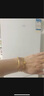 周六福5D硬金足金黄金手镯女莫比乌斯环计价A1010966 约7.42g 56mm  实拍图