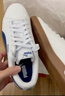 彪马（PUMA）官方男女低帮经典复古撞色百搭轻便透气板鞋PUMA UP372605 白-水手蓝-21 40 实拍图