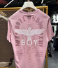 BOY LONDON【元气少女】男女同款短袖夏季粉色时尚百搭潮牌休闲T恤 粉色 【L,XL预售14天内发货】 S 实拍图