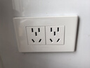 公牛（BULL）118型开关插座面板多孔组合九孔网络线三联四联连体插座面板G04白 十孔（2位六孔） 插座 实拍图
