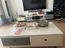 全友家居 现代简约岩板茶几电视柜组合客厅电视柜落地储物家具 实拍图