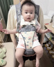 baby friend腰凳婴儿坐凳宝宝背带前后两用多功能抱抱托外出抱娃神器四季灰色 实拍图