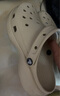 卡骆驰（crocs）女鞋厚底云朵洞洞鞋户外休闲时尚一脚蹬沙滩鞋 206750-2Y2 36-37 实拍图
