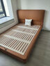 佐尔适国家补贴意式极简真皮床现代简约双人大床主卧轻奢皮艺床储物婚床 尊享版：加厚小黄牛皮单床 1500mm*2000mm支架结构 实拍图