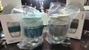 乐扣乐扣（LOCK&LOCK）咖啡杯手持玻璃杯男女学生便携式吸管杯子350ML灰色 LLG689GRY 实拍图
