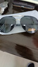 飞行员太阳镜男款开车专用眼镜变色2025新款偏光驾驶大牌同款墨镜 黑框金梁黑灰片-升级高清偏光 经典款-单眼镜 实拍图