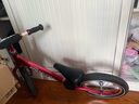 飞鸽（PIGEON）儿童平衡车滑步车幼儿学步车小孩滑行车单车14寸充气轮酒红色 实拍图