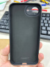 品胜 适用苹果16e手机壳 iPhone16e柔性液态壳全包防摔防磨防震亲肤男女款超薄保护套软壳 黑色 实拍图