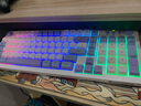 前行者炫光G98静音键盘鼠标套装机械手感游戏电竞无线有线蓝牙三模薄膜高颜值办公电脑笔记本吃鸡外设 海盐【混光】有线-静音按键 实拍图