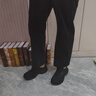 雅格狮丹（Aquascutum）男鞋夏季2025新款透气网面鞋轻便舒适户外休闲运动鞋 黑色 40 -适合运动鞋41码 实拍图