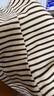雅特茂夏薄款哺乳背心免穿内衣外出文胸怀孕期产后喂奶专用哺乳衣 咖啡条【带胸垫 免穿文胸】 XL 实拍图