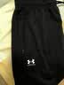 安德玛（Under Armour）休闲长裤男 跑步训练宽松舒适透气运动裤子 1390151黑色 XL 实拍图