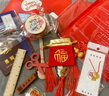 bledilait桃木抓周道具全套男女龙宝宝周岁生日布置抓阄用品礼盒22+6礼 实拍图