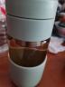 FGA富光玻璃杯女胶囊泡茶杯便携高颜值办公室学生茶水分离杯子360ML 实拍图
