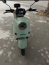 立马电动摩托车MINI 80公里长续航1200W电机60V20Ah铅酸电池外卖家用舒适出行电动车 海岸灰 实拍图