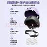 儿童轮滑护具儿童专业套装骑行头盔套装平衡车自行车溜冰护具专用 7件套 粉色独角兽（限时活动） 实拍图