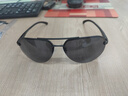 雷德蒙开车驾驶专用偏光太阳镜男士墨镜男款防紫外线潮眼睛防晒反光眼镜 黑框 黑灰偏光片 实拍图