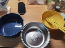 沃德百惠（WORTHBUY）304不锈钢泡面碗单个带盖宿舍学生汤碗饭碗日式家用碗筷餐具套装 实拍图