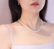 DAISY DREAM官方正品施家珍珠项链女气质毛衣链小米粒珍珠颈链锁骨链脖子配饰 【6mm珍珠】磁吸扣项链总长45cm 实拍图