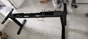 木藝生电动升降架子桌腿双电机可调节升降电脑桌站立支架办公书桌桌子腿 方管双电机3节线槽款黑1.1-2米桌 加厚钢架 实拍图