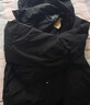 Levi's李维斯秋季新品男士简约休闲可收纳风帽御寒羽绒服外套 黑色 2XL 实拍图