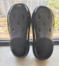 朴西奶酪踩屎感洞洞鞋女厚底凉鞋沙滩包头拖鞋外穿情侣 礁石黑 37-38 实拍图
