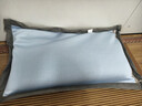 雅鹿·自由自在 凉席枕头枕芯 护颈深度睡眠藤席面夏凉枕 灰色40*60cm 一对拍2 实拍图