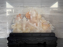 宋礼庭 SOGLYTIN天然阿富汗红花冰玉石山水玉雕摆件客厅玄关装饰品开业庆典礼品 长73厚14高60 晒单实拍图
