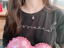 BJYL海洋之心项链女士手链女吊坠时尚首饰品高级感生日礼物送女友老婆 海洋之心套装【蝴蝶礼盒】 实拍图