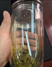 希诺（HEENOOR）双层玻璃杯鹅蛋茶杯弧形抗菌杯带滤网钛杯便携车载高档保温水杯子 珠光本色【纯钛抗菌】 410ml 实拍图