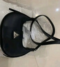 CHARLES&KEITH三角扣新月包腋下包单肩包包女包女友生日礼物CK2-50271205 Noir黑色 S 实拍图