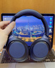 索尼（SONY） WH-1000XM4 头戴式无线耳机 蓝牙降噪耳机 网课游戏适用耳麦礼物送男女友学生 深夜蓝 实拍图