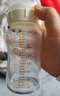 奶瓶宝宝新生儿防胀气防呛奶玻璃240ml配仿母乳S码+防呛SS 实拍图