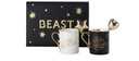 野兽派（THE BEAST）骨瓷黑白马克对杯茶漏礼盒杯子新婚礼物生日礼物伴手礼 实拍图