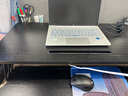 甄严选升降电脑桌升降台立式办公书桌工作台显示器升降支架台式工作桌子 【无极升降】曜石黑80CM+键盘位 实拍图
