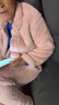 红豆居家睡衣男女士云朵绒保暖居家服加厚暖绒不臃肿可外穿居家服 女士奶昔粉 S 160/84A 实拍图