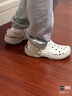卡骆驰crocs洞洞鞋贝雅男鞋女鞋轻便耐磨一脚蹬拖鞋休闲鞋|10126 卵石色-2V3 37 /38(230mm) 实拍图