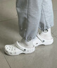 crocs卡骆驰洞洞鞋贝雅男鞋女鞋轻便耐磨一脚蹬拖鞋休闲鞋|10126 白-100 43 (270mm) 实拍图