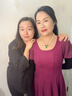 COISE珍珠项链女妈妈锁骨链平安扣吊坠中老年金首饰生日礼物送婆婆 淡水珍珠项链 送妈妈生日礼物 实拍图