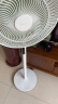 美的（Midea）【幸运草安睡风扇1S】直流变频轻音家用立式声控电风扇柔风落地扇台式桌面大风量一级能效抗菌电扇 实拍图