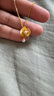 曼卡龙黄金项链蝶舞金兰足金项链古法贝珠工艺小众计价礼物 蝶舞金兰项链 6.42g 实拍图