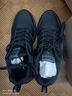 特步男鞋跑步鞋新款冬季厚底旅游透气轻便皮网面休闲运动鞋慢跑鞋子男 黑色-(同款皮面) 39 实拍图