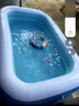 曼比鱼 儿童游泳池 超大充气游泳池 婴儿游泳池长方形保温洗澡盆 3.05米四层-电泵水枪泳圈球20 实拍图